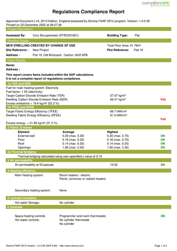 EPC Certificate