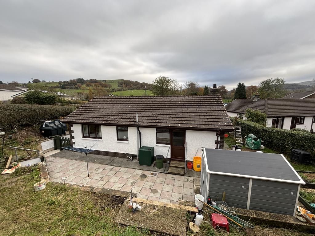 Rear of property