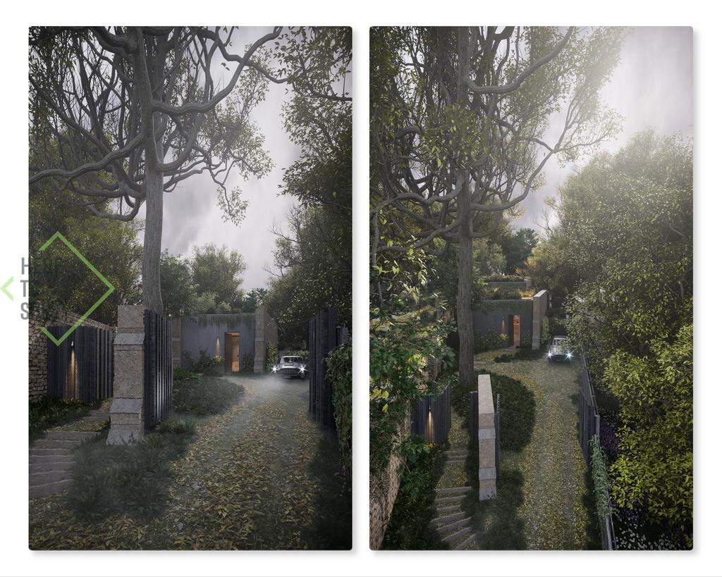 Front - driveway