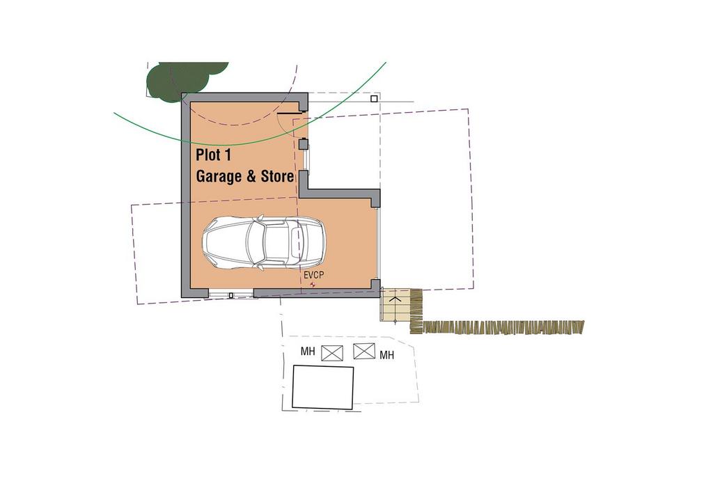 Proposed Plot 1 Garage