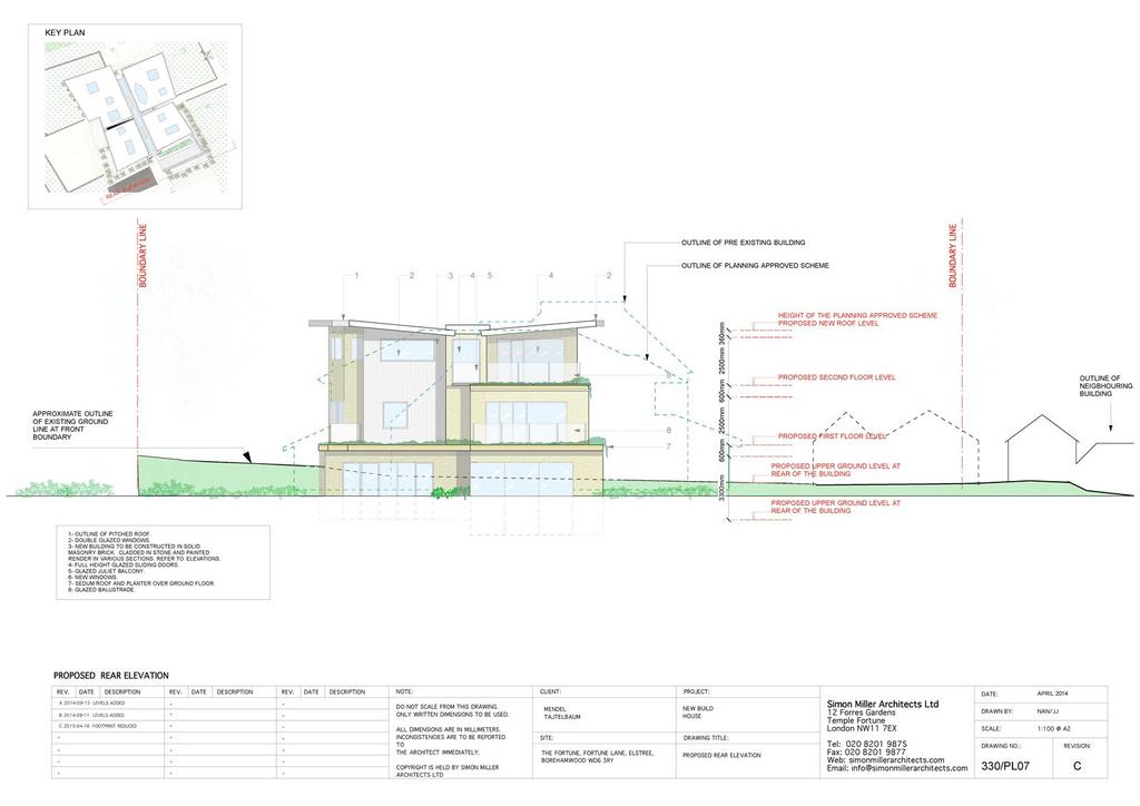 Rear Elevation Plan