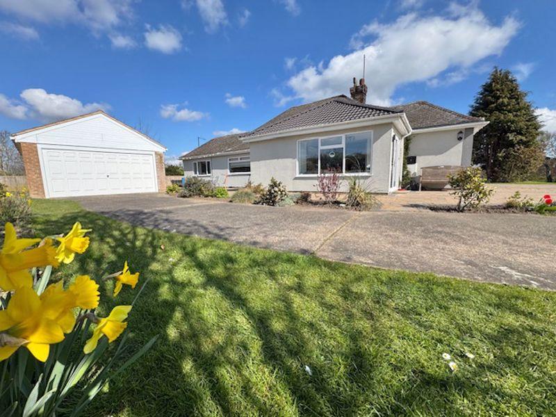 Rear and garage