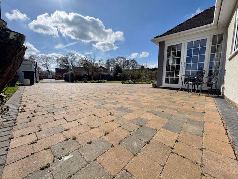Patio and driveway