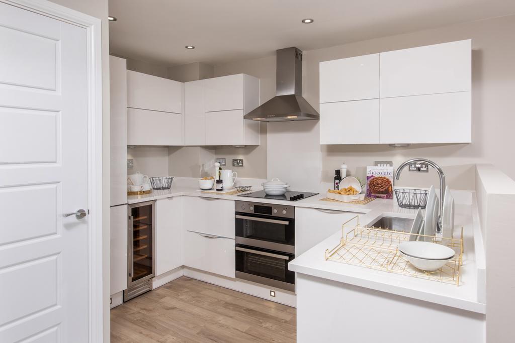 Kitchen interior shot at The Helmsley