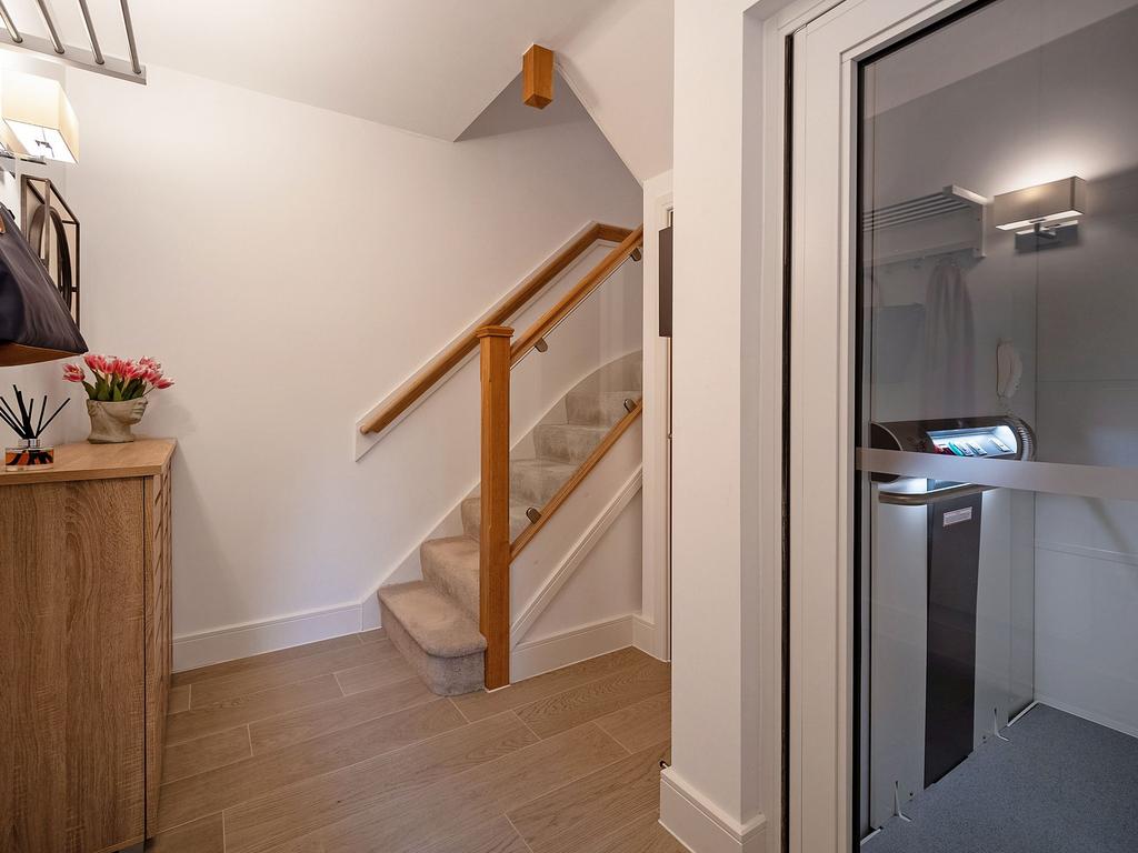 Hallway with lift