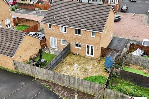 3 bedroom semi-detached house for sale, Heol Bryncethin, Sarn, Bridgend, South Glamorgan, CF32 9GG