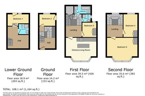 5 bedroom terraced house to rent, Park Row, Bristol BS1