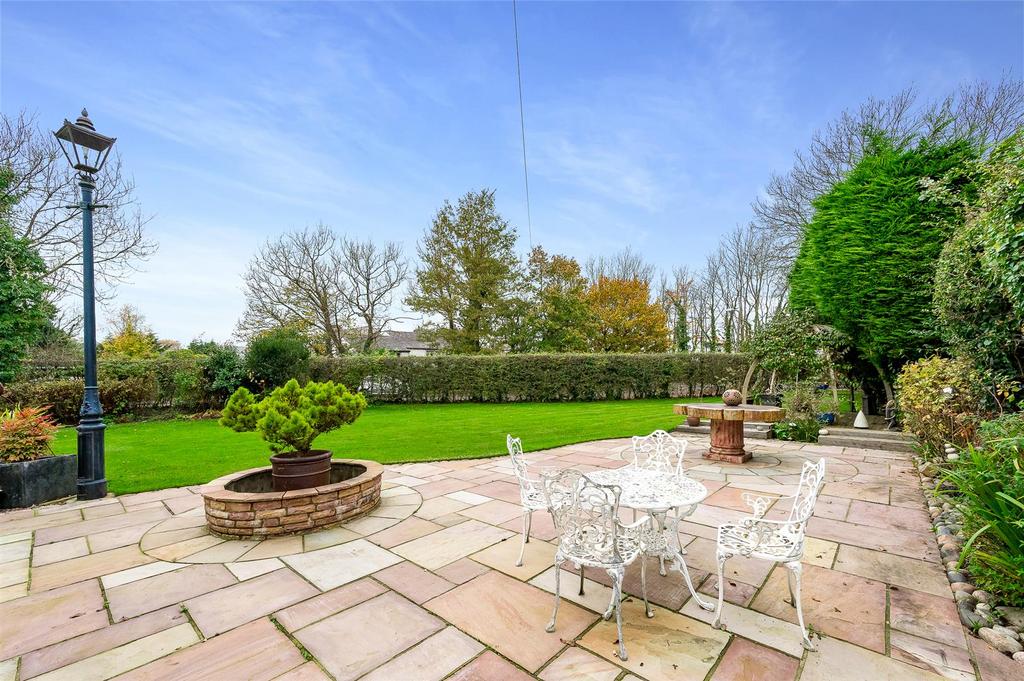 Paved patio