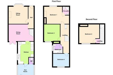 4 bedroom terraced house to rent, Northwick Road, Evesham