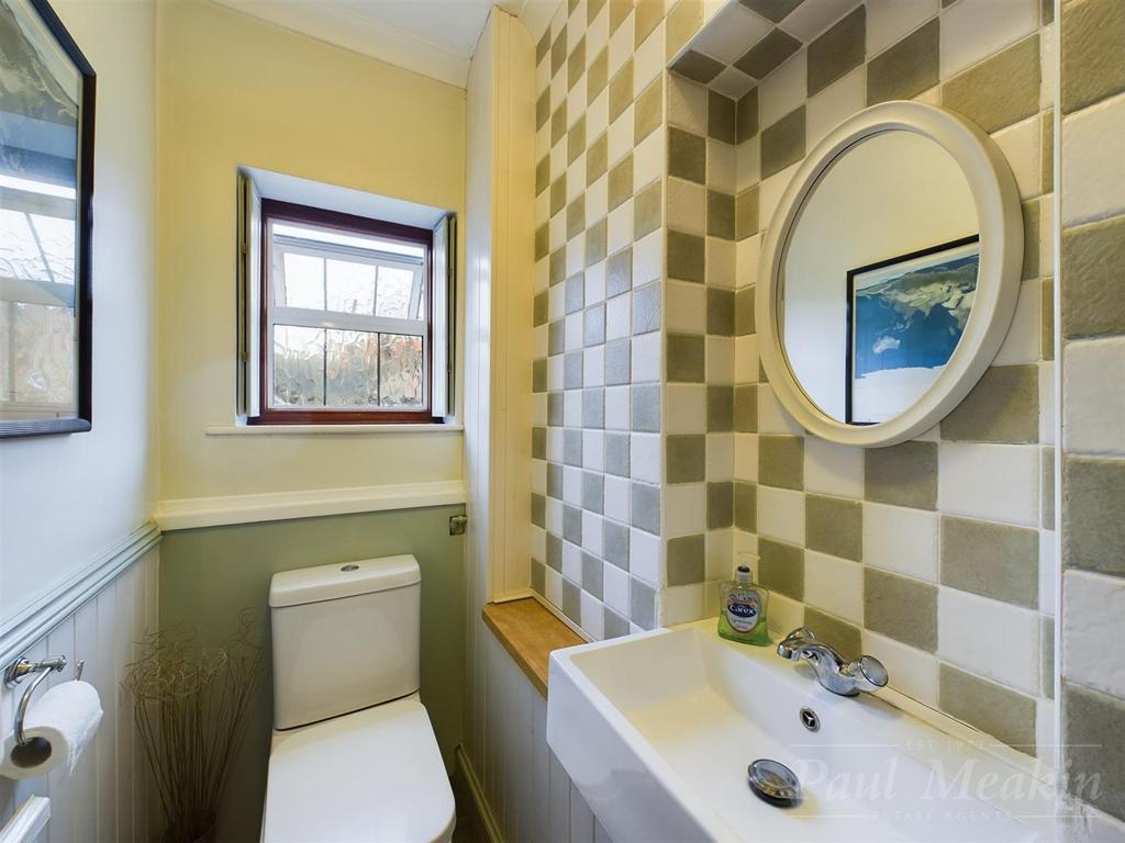 Downstairs cloakroom