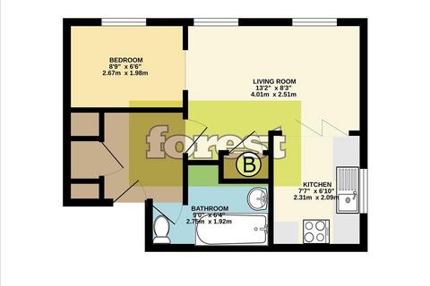 1 bedroom flat for sale, Redford Close, Feltham, Middlesex, TW13