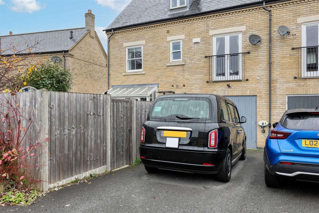 Driveway and garage