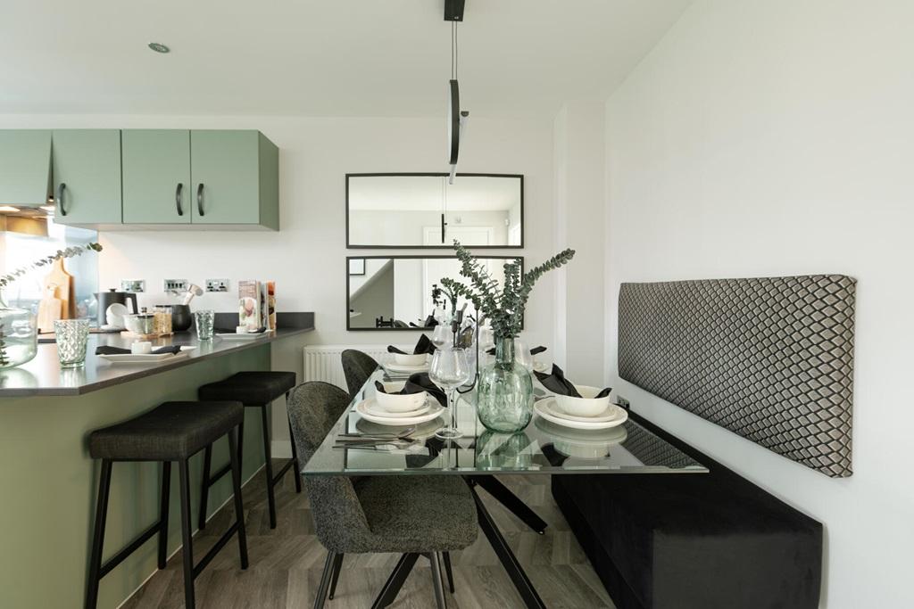 Dining area and breakfast table