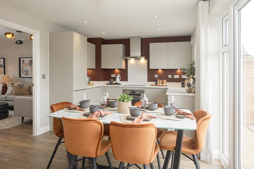 Kitchen in the Blyford 3 bedroom home