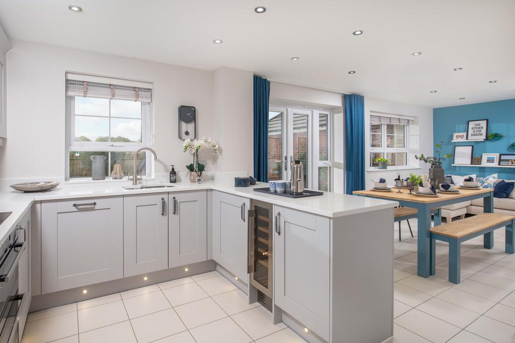 Radleigh open plan kitchen