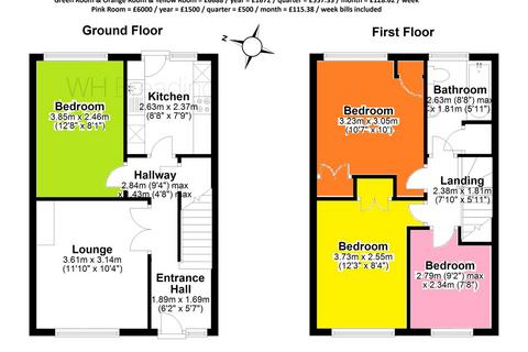 2 bedroom house share to rent, Tenterden Drive, Canterbury CT2