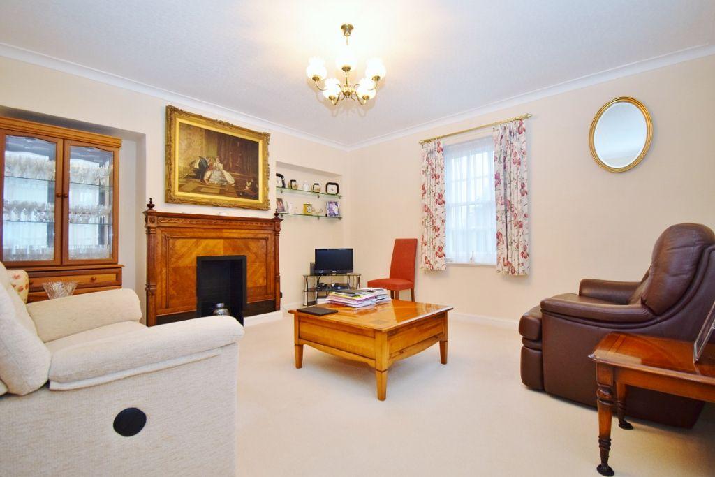 Living room, fireplace