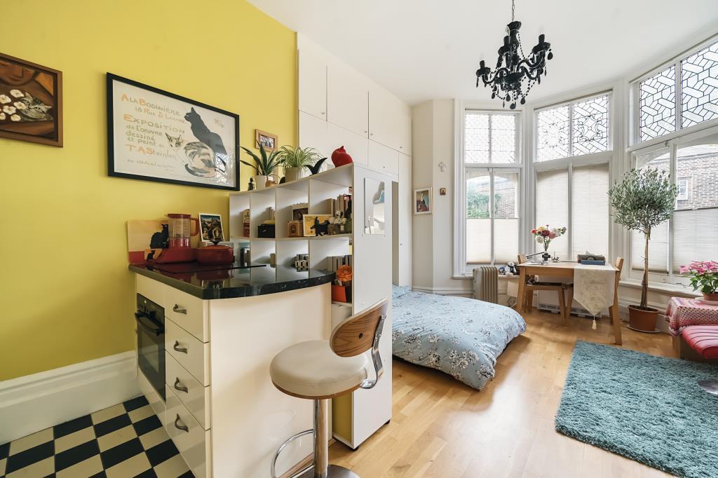 Kitchen/Reception/Bedroom