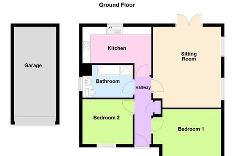 2 bedroom detached bungalow for sale, Damson Way, Bidford-On-Avon, Alcester