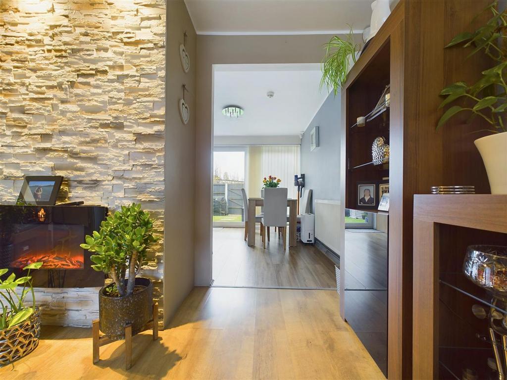 Lounge through to Dining Kitchen