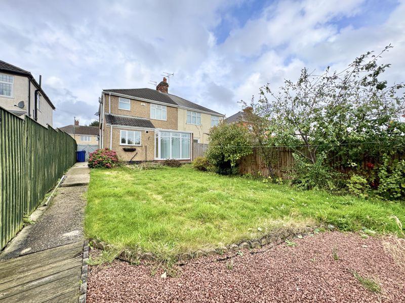 Garden towards house