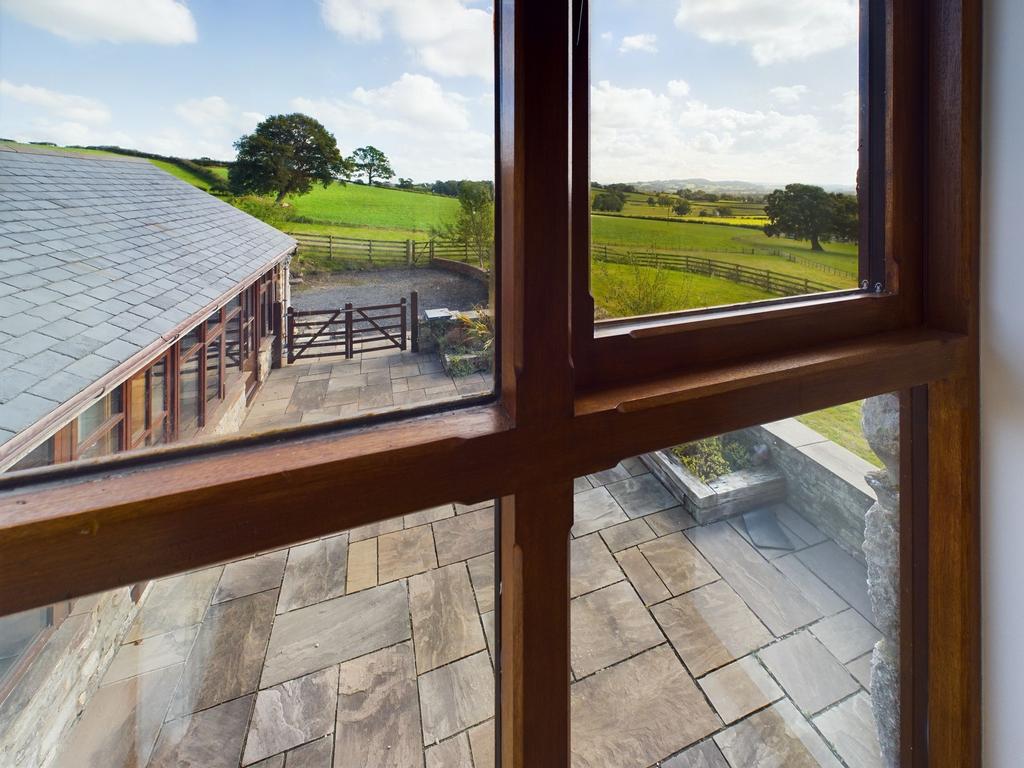 View from first floor over court yard