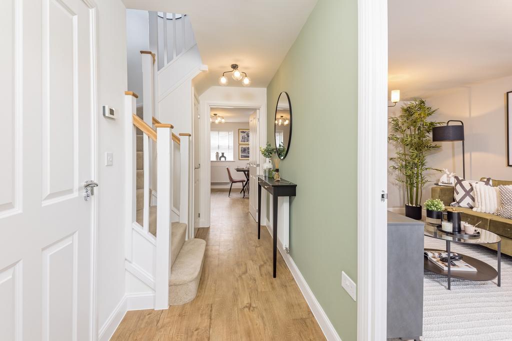 Hallway in a 4 bedroom Ingleby