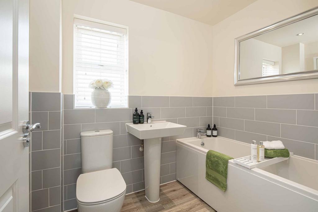 David Wilson Homes, Bayswater internal bathroom...