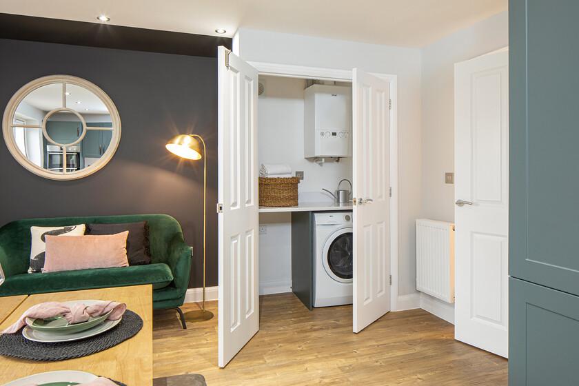 Utility cupboard in the Ingleby 4 bedroom home