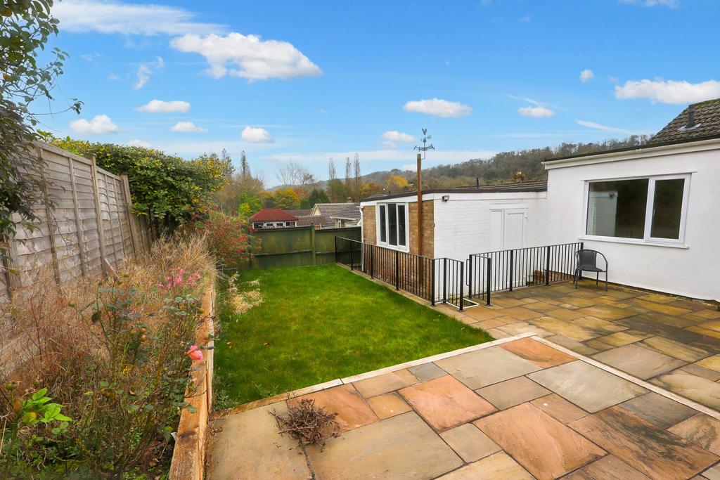 Rear garden and views