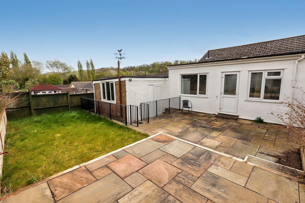 Rear garden and views