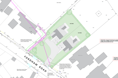 Plot for sale, Plot adj 73 Fordham Road, Soham