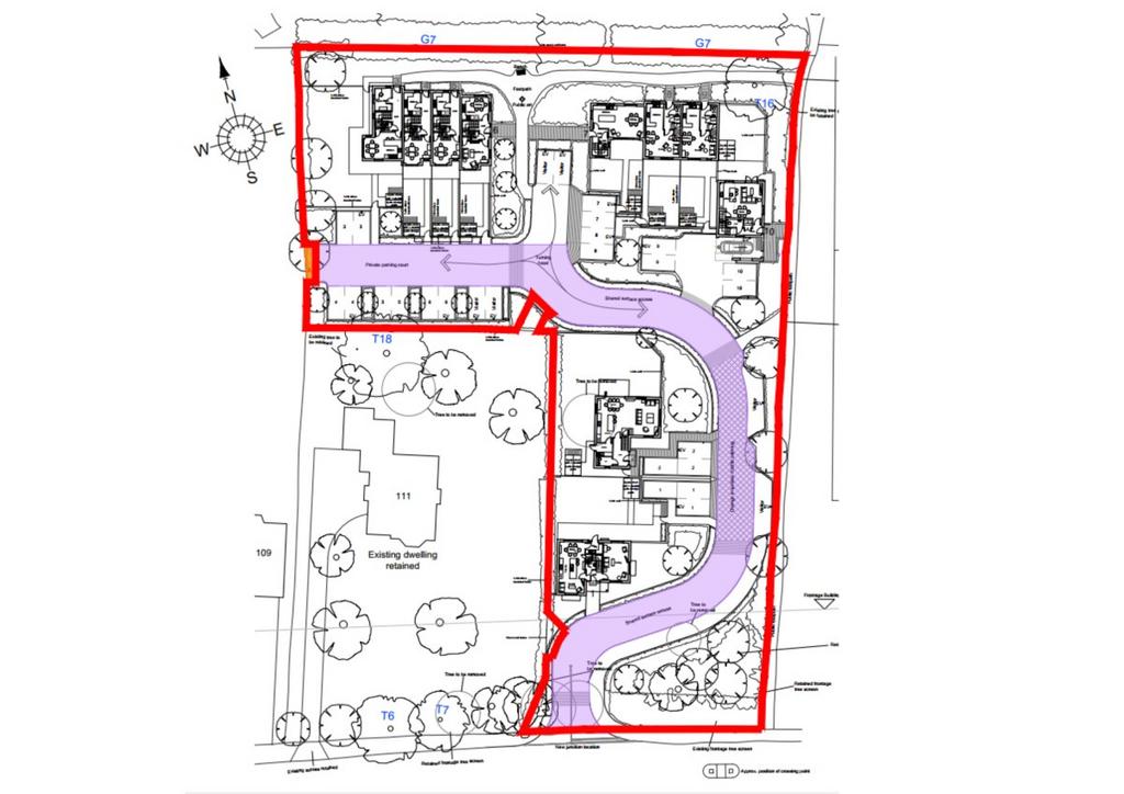 Site With Planning For 10 Houses