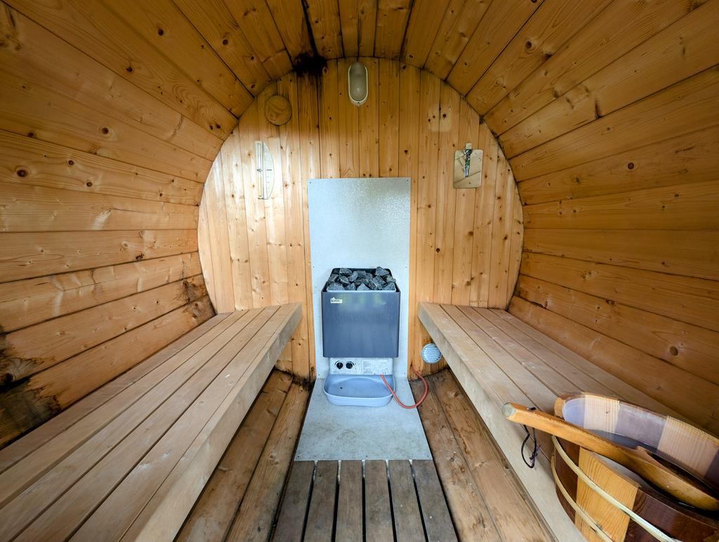 Sauna inside