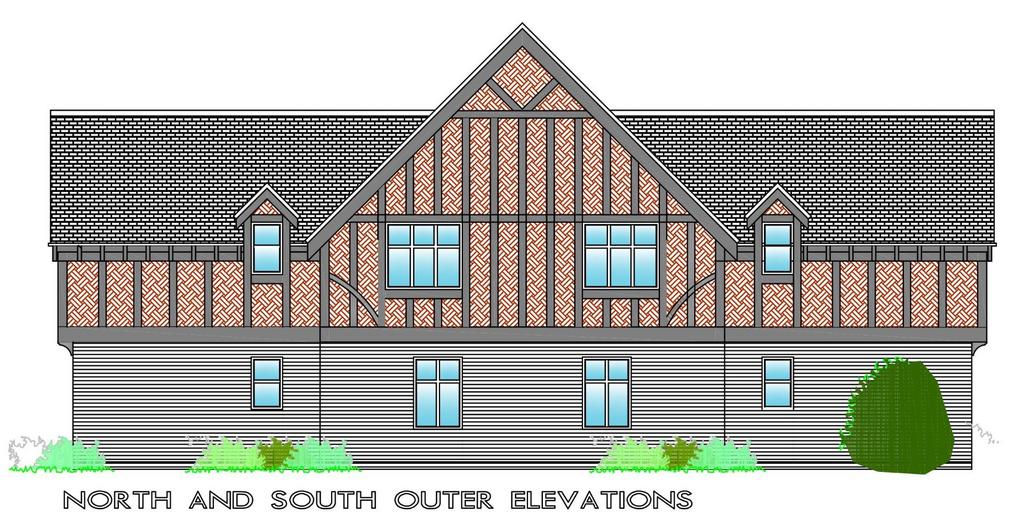 Barons court proposed north &amp; south outer elevatio