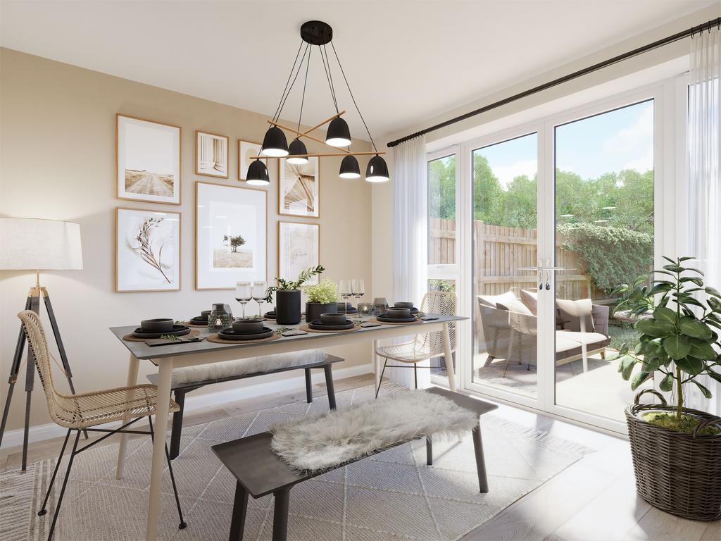 Kingsley Kitchen/dining area