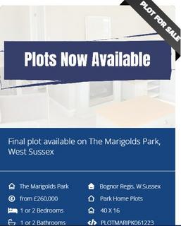 2 bedroom park home for sale, Marigolds Residential Park