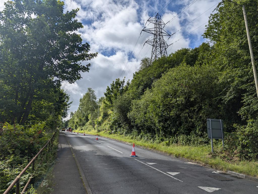 View from road