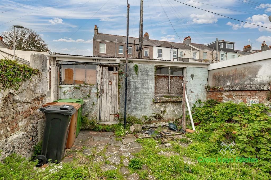 Rear Courtyard &amp; Garage