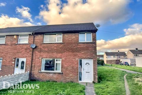 3 bedroom end of terrace house for sale, Alder Grove, Merthyr Tydfil