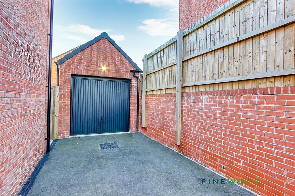 Garage and driveway