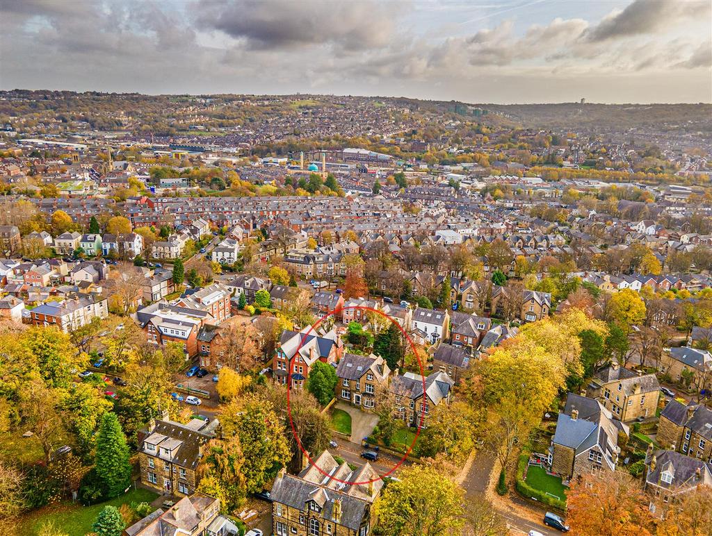Aerial with surrounding areas