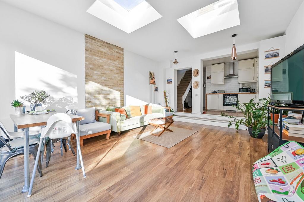 Open-plan living area, open plan living