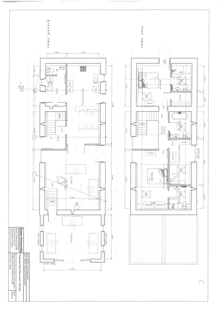 Proposed floor plans