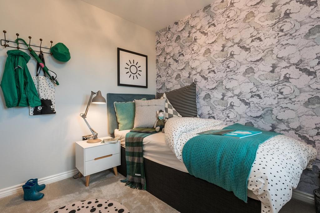 A smaller bedroom perfect for children