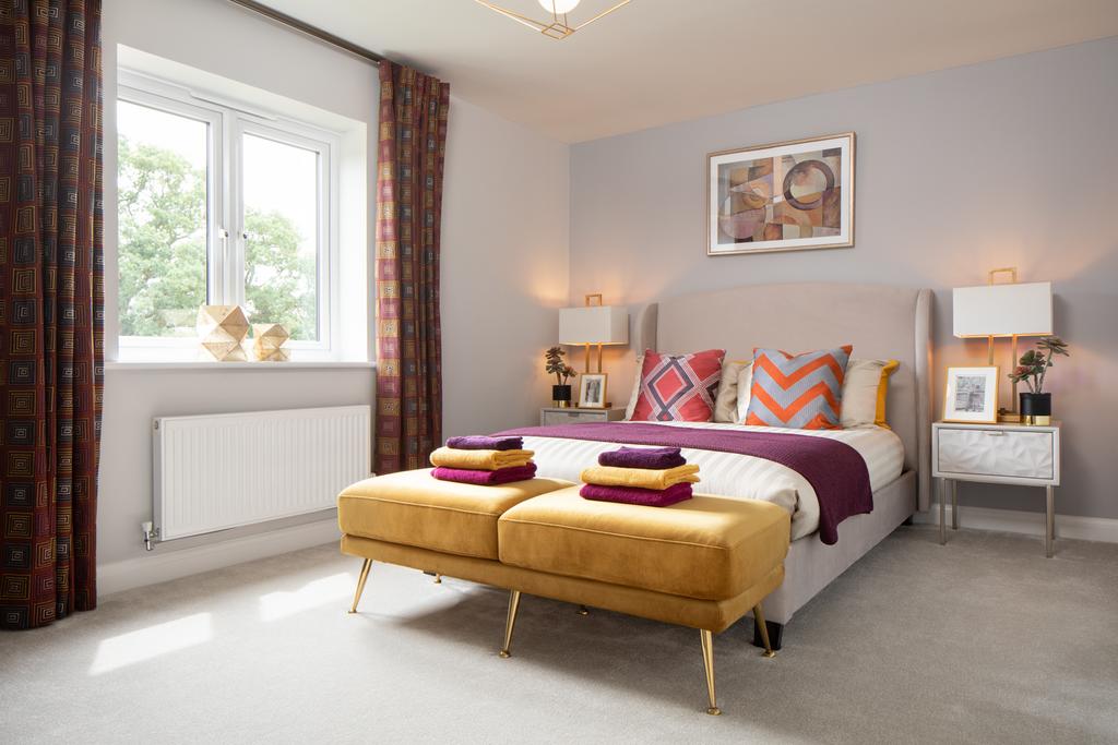 Bedroom in the 4 bedroom Grange