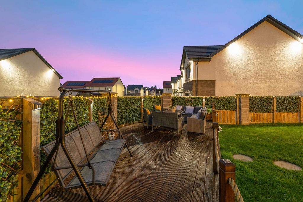 Twilight Rear Garden