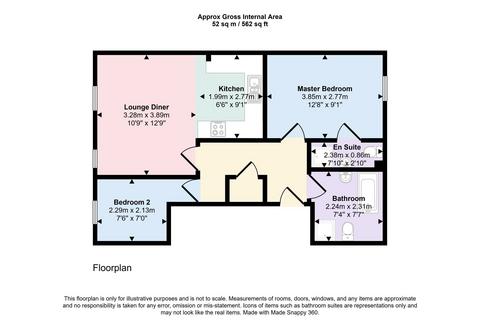 2 bedroom flat for sale, Bonnar Court, Hebburn, Tyne and Wear, NE31 2YN