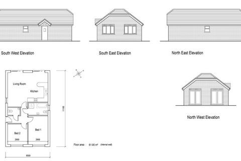 2 bedroom detached bungalow for sale, Rossmore Road, Poole BH12