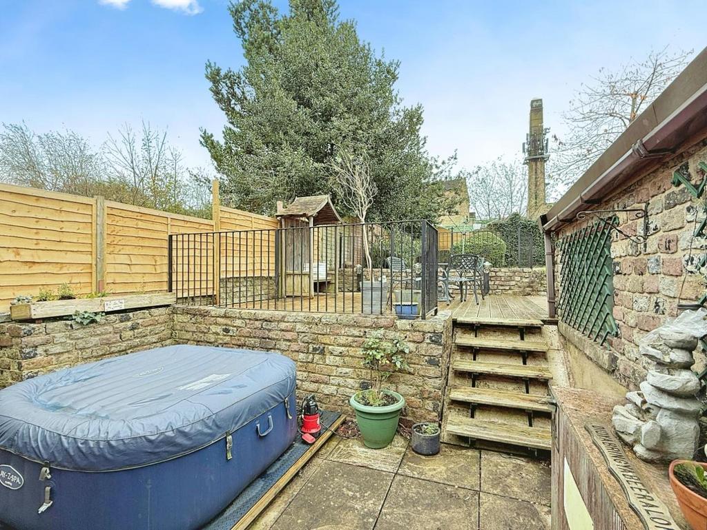 REAR PATIO &amp; HOT TUB